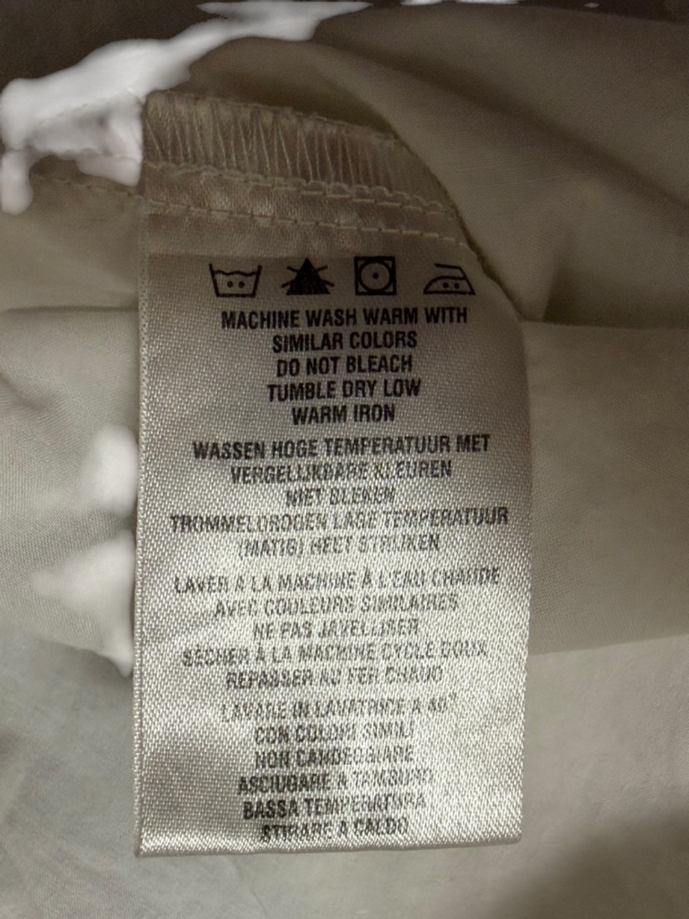 Harley Davidson Utility Shirt Y2K Moto Workwear Cream Button Up Small - Picture 6 of 6